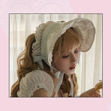 Showa Sweetheart Vintage Japanese‑Style Lolita OP Dress Accessories