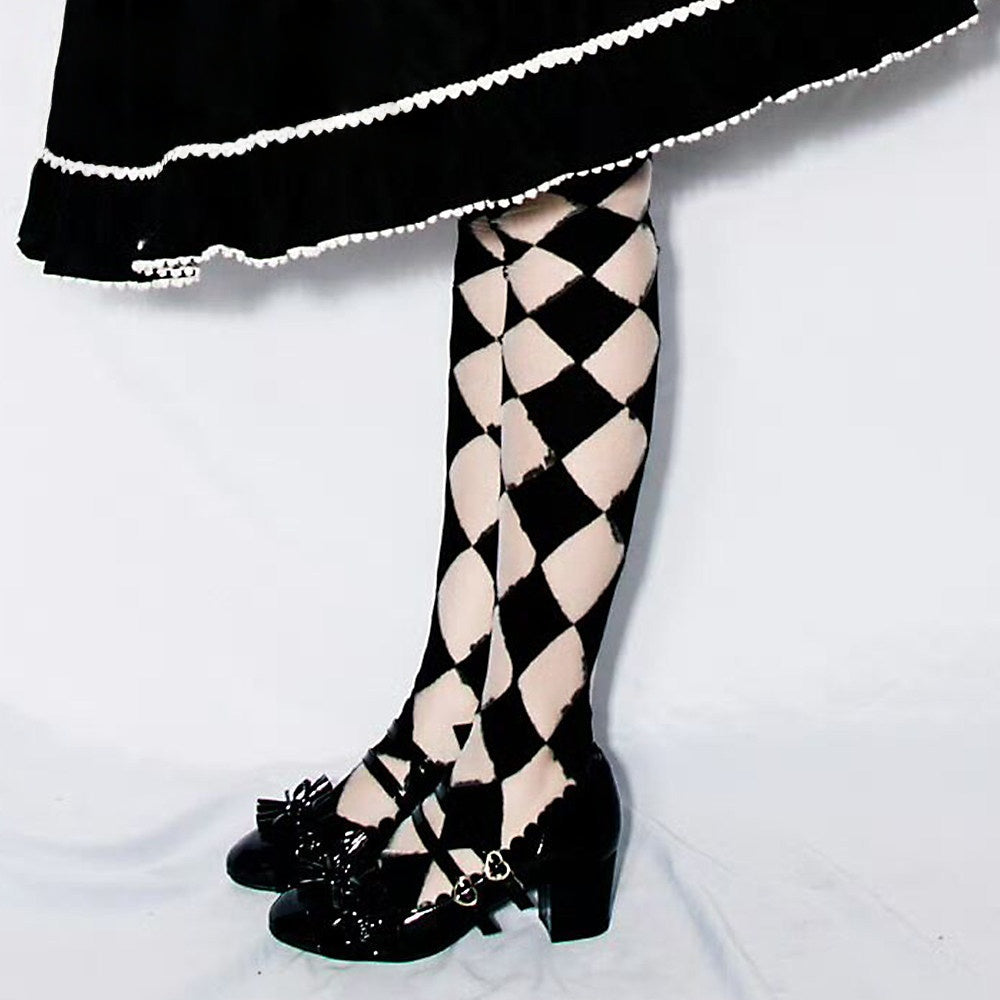 Plaid Girl Lolita Knee-High Socks