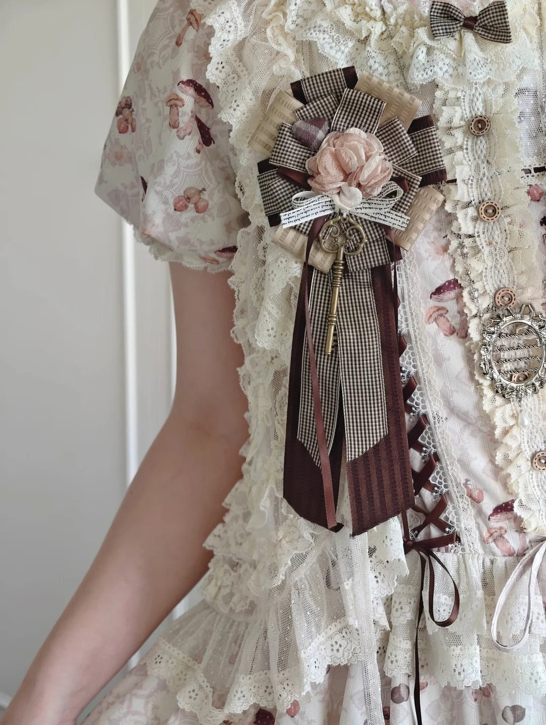 Magic Telegram Squirrel Fairytale Cottage Lolita Long OP