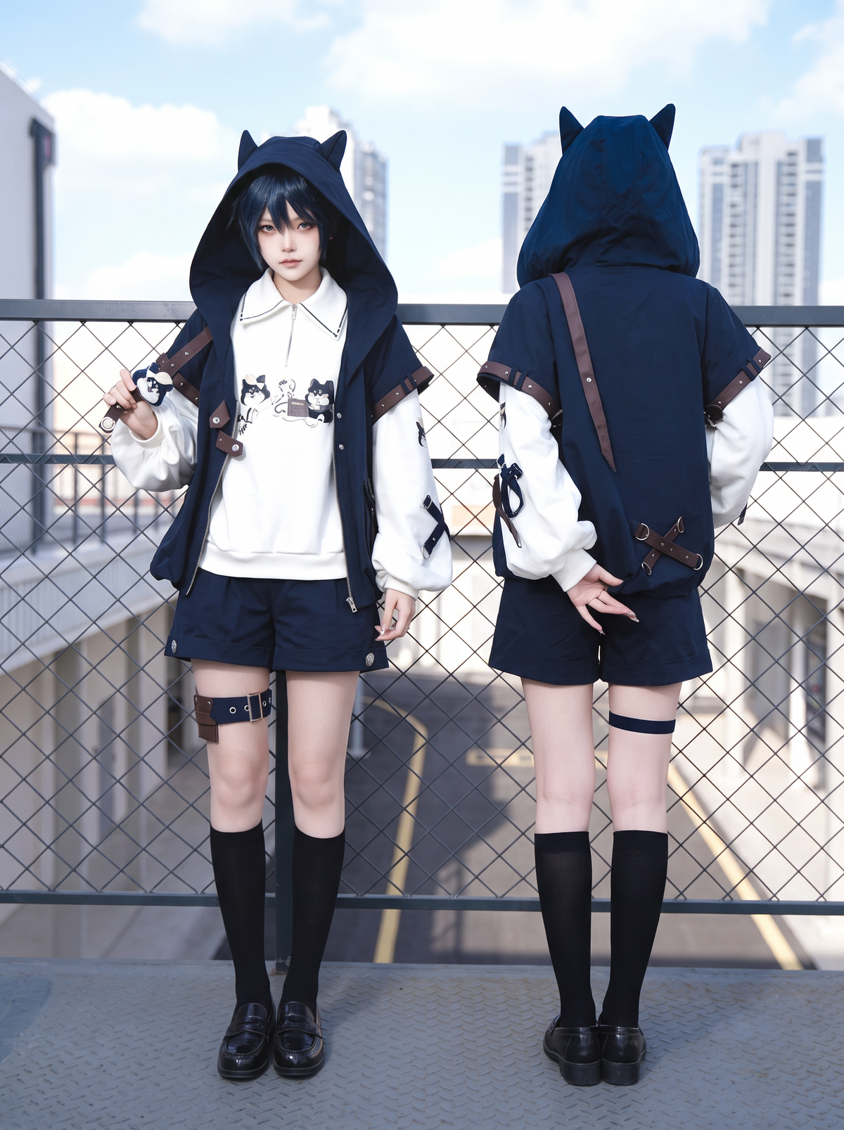 New Woof Police Station Cool Prince Style Lolita Set