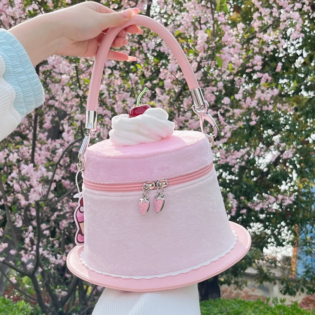 Pudding Shaped Bag Cute Delicious Lolita Handbag