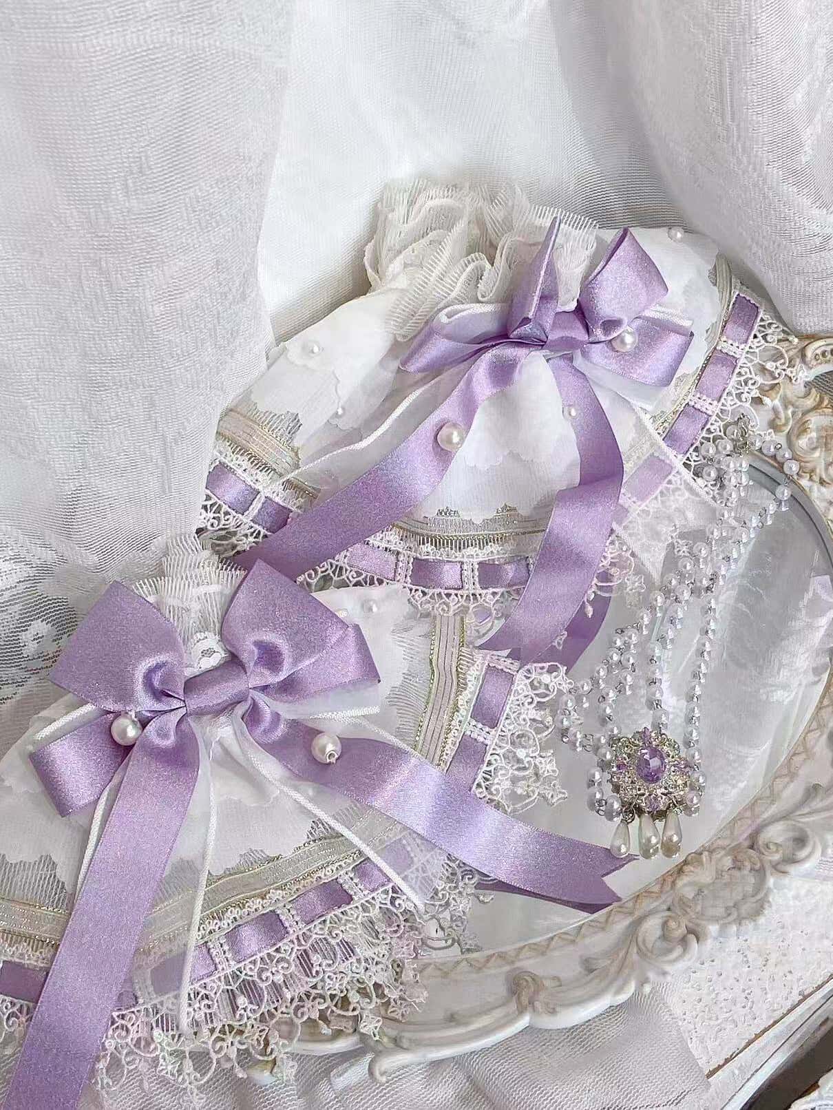 Elegant Floral Bridal Gorgeous Hanayome Style Lolita Dress