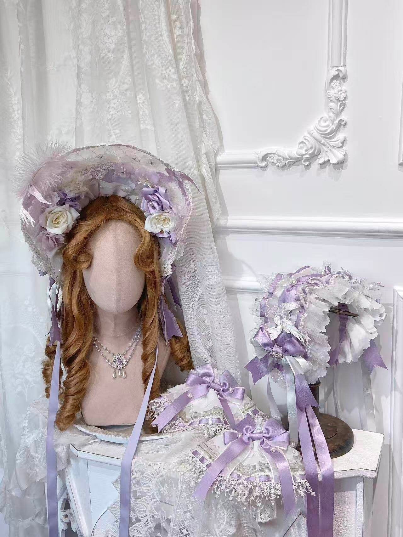 Elegant Floral Bridal Gorgeous Hanayome Style Lolita Dress