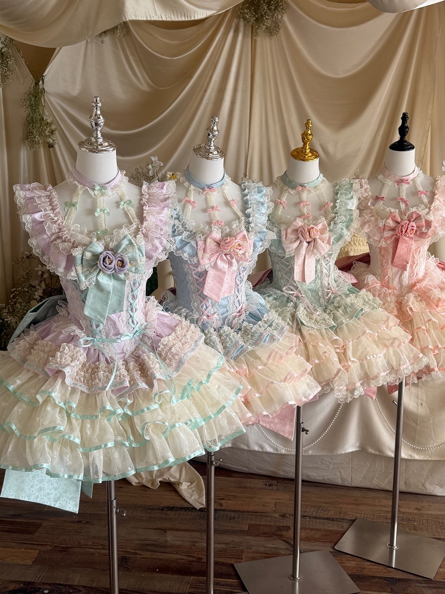 Cupid's Floral Whisper Fairycore Dress
