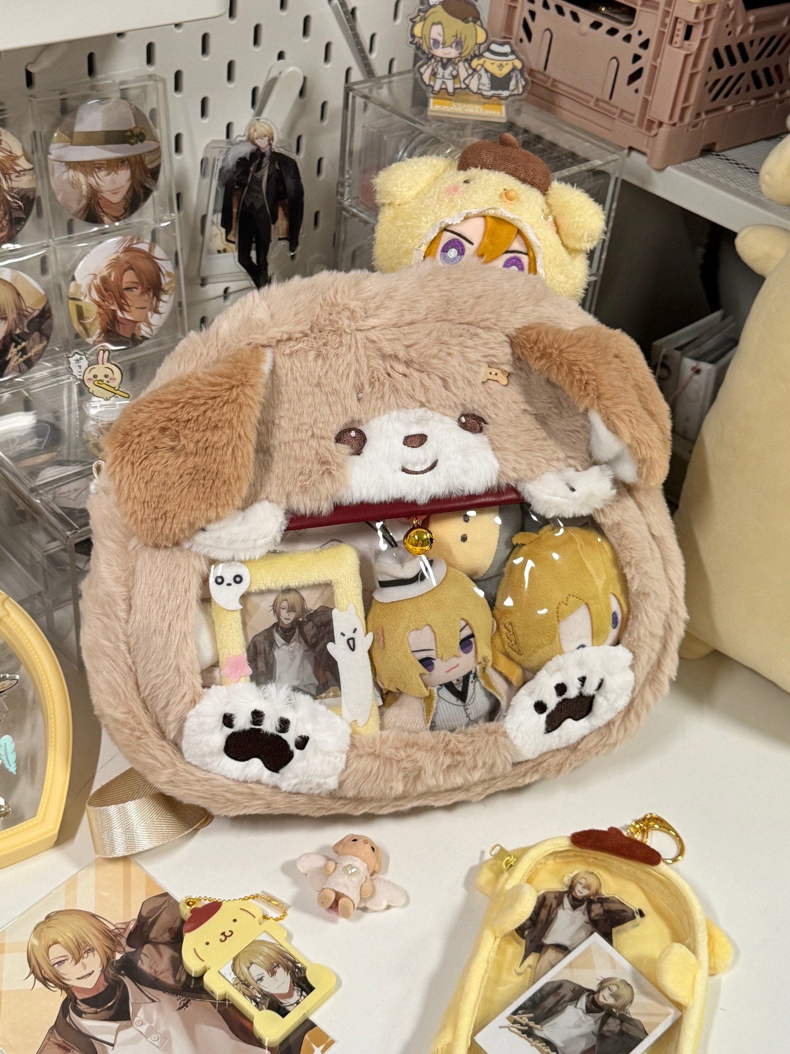 Golden Retriever Plush Cute Ita Bag