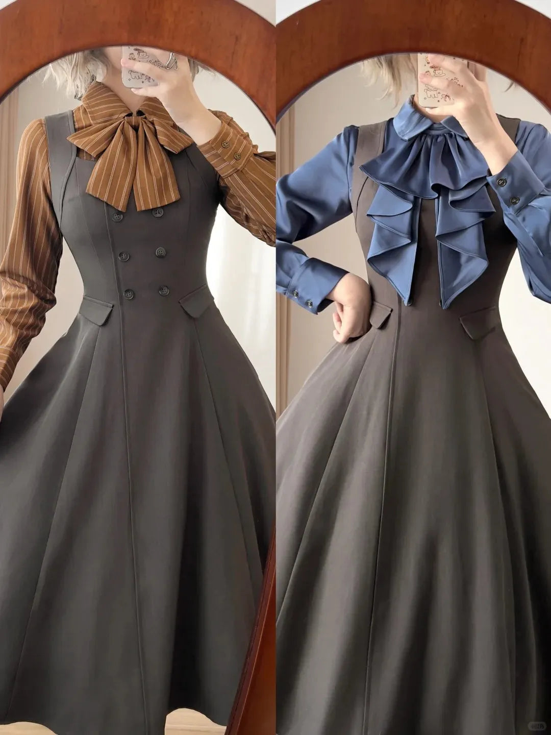 Misty Forest 6-Panel British Vintage Lolita JSK