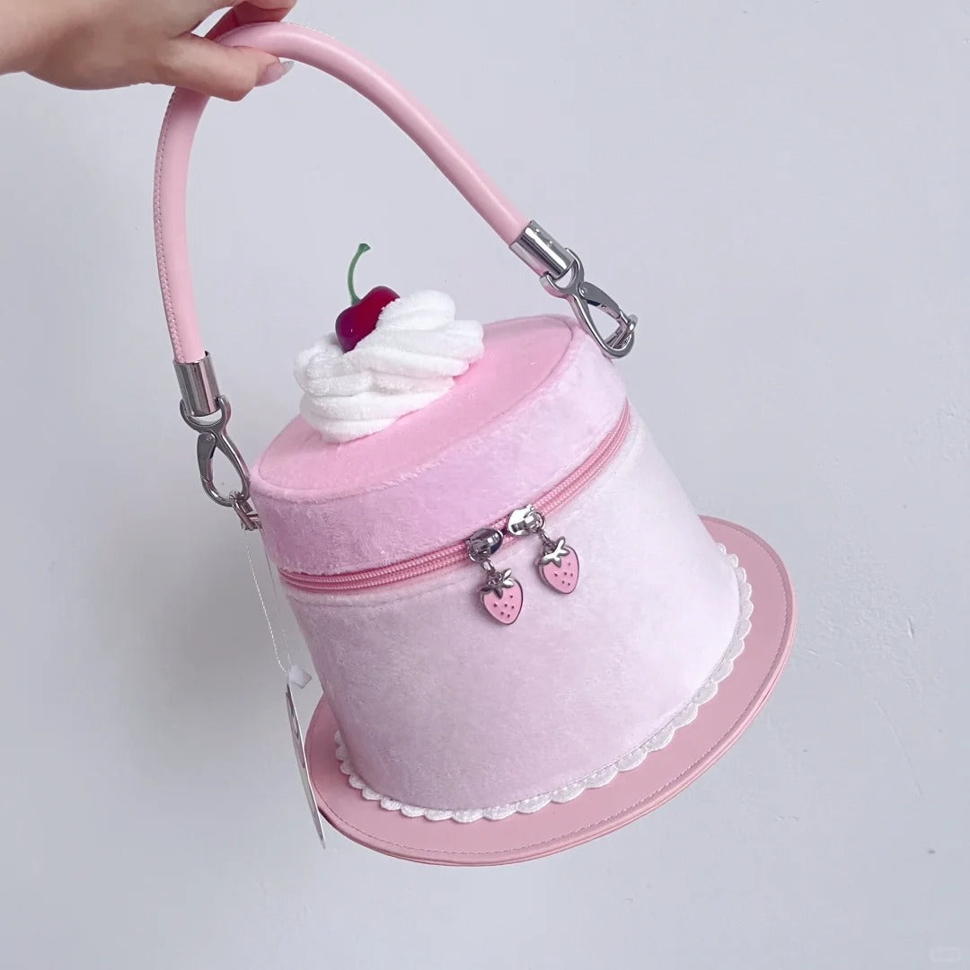 Pudding Shaped Bag Cute Delicious Lolita Handbag