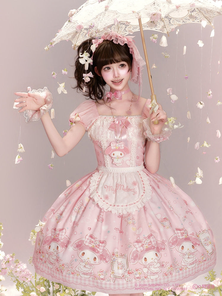My Melody Collaboration Series Standard OP Dress