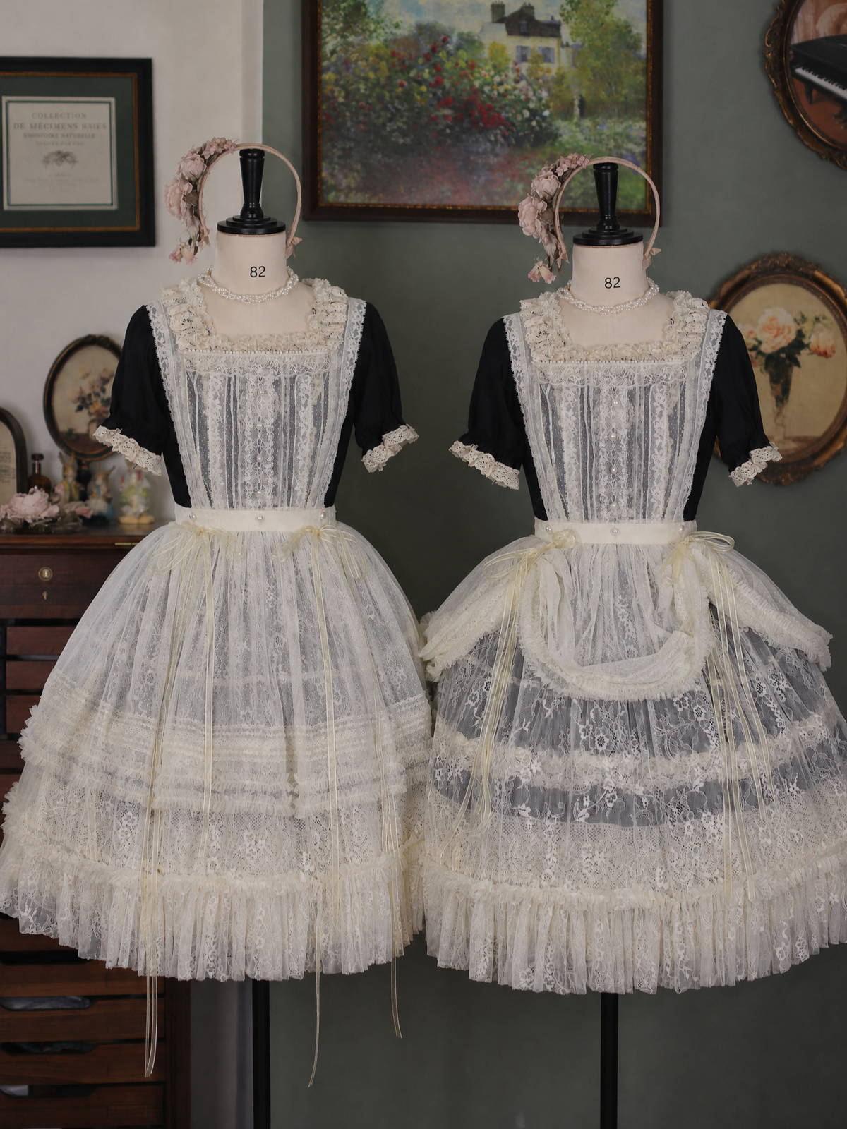 Antique Lace Retro Lolita Apron