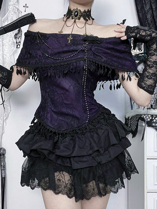 Gothic Halloween Duchess Outfit LG1042