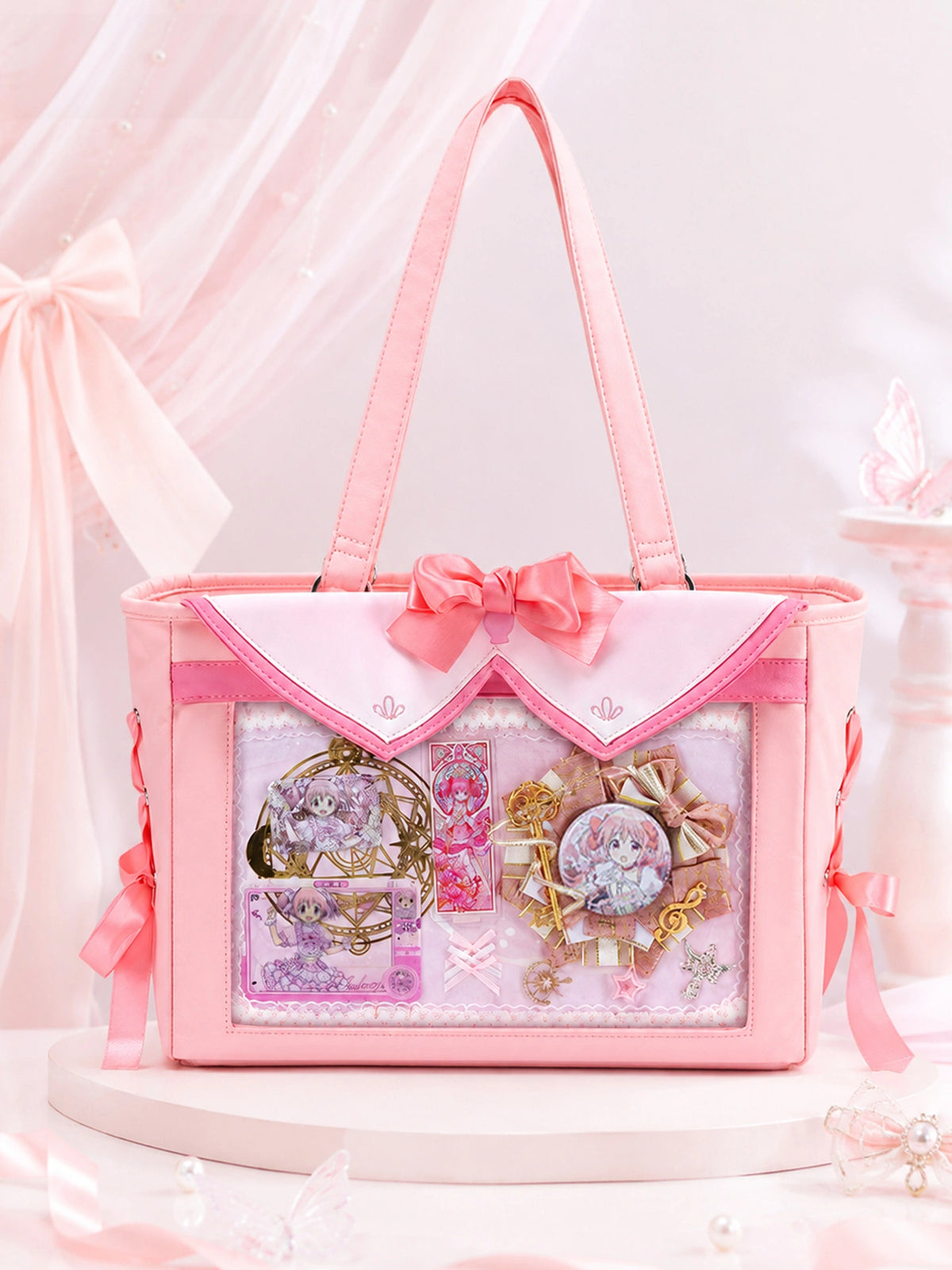Puella Magi Madoka Magica Kaname Madoka & Homura Akemi Crossbody Ita Bag