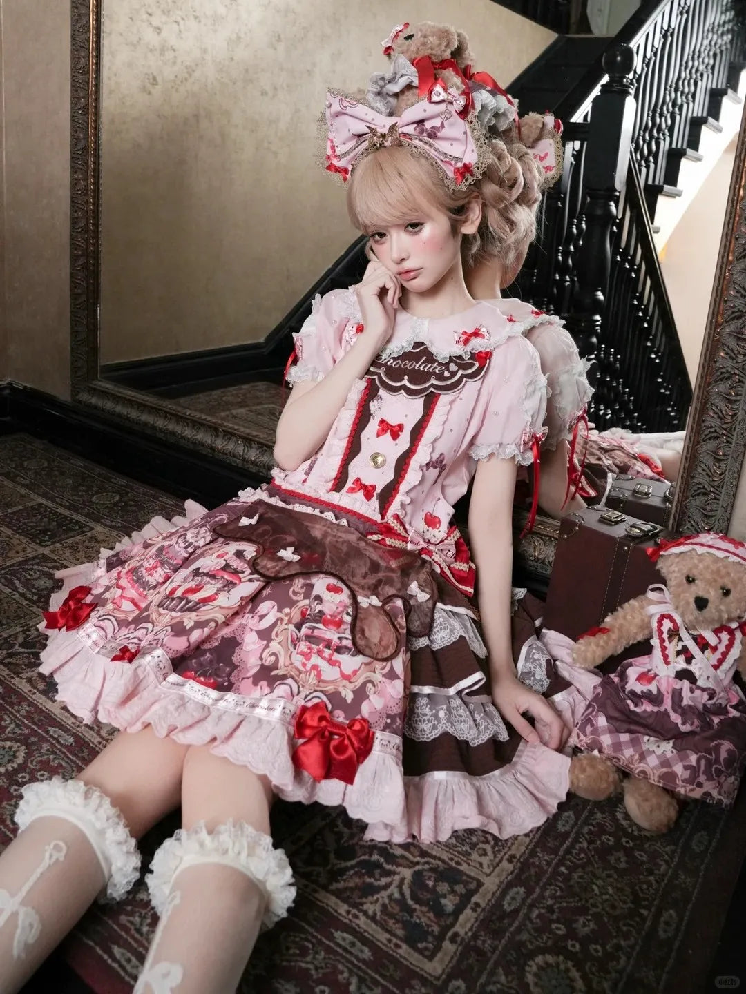Royal Princess Chocolate Sweet Military Lolita JSK