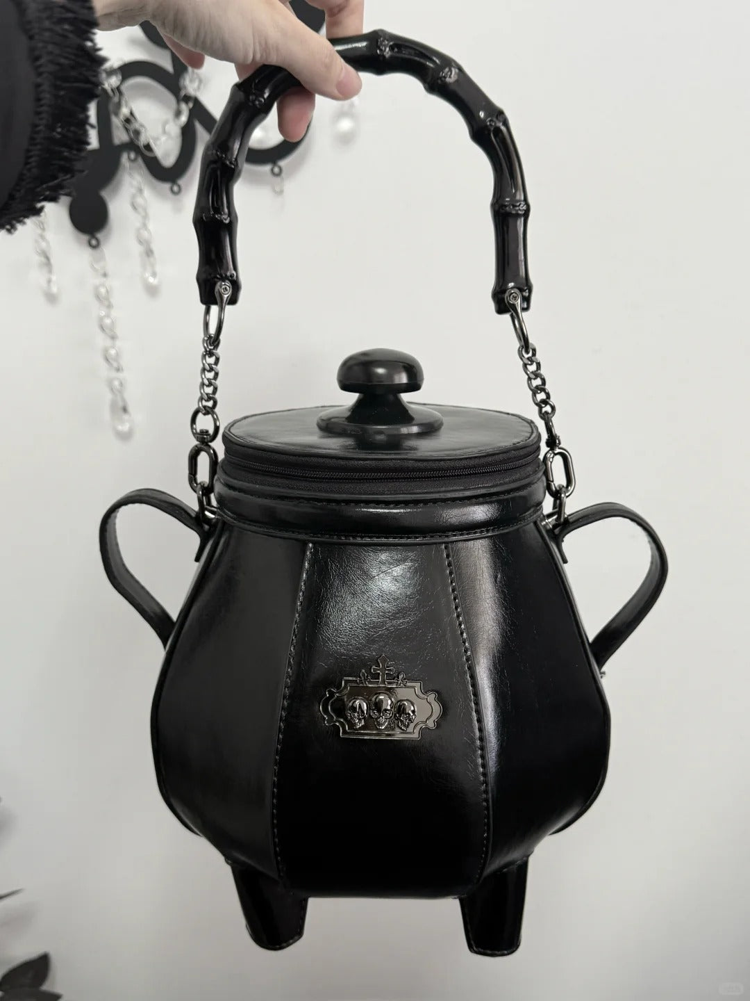 Cauldron Shaped Bag Gothic Irregular Lolita Handbag & Crossbody Bag