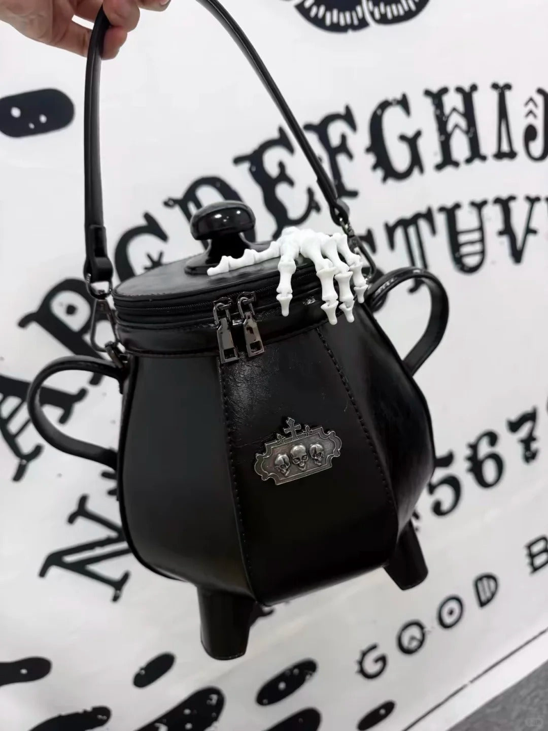 Cauldron Shaped Bag Gothic Irregular Lolita Handbag & Crossbody Bag