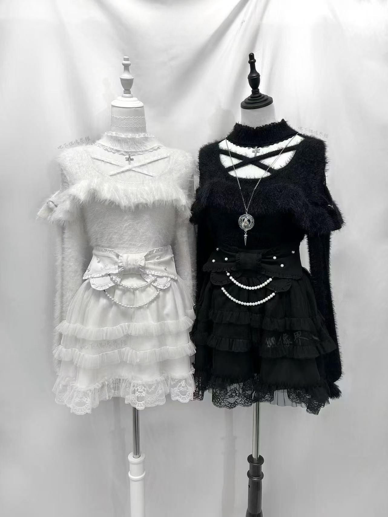 Lolita Japanese Subculture Cross Knit Top LR1006