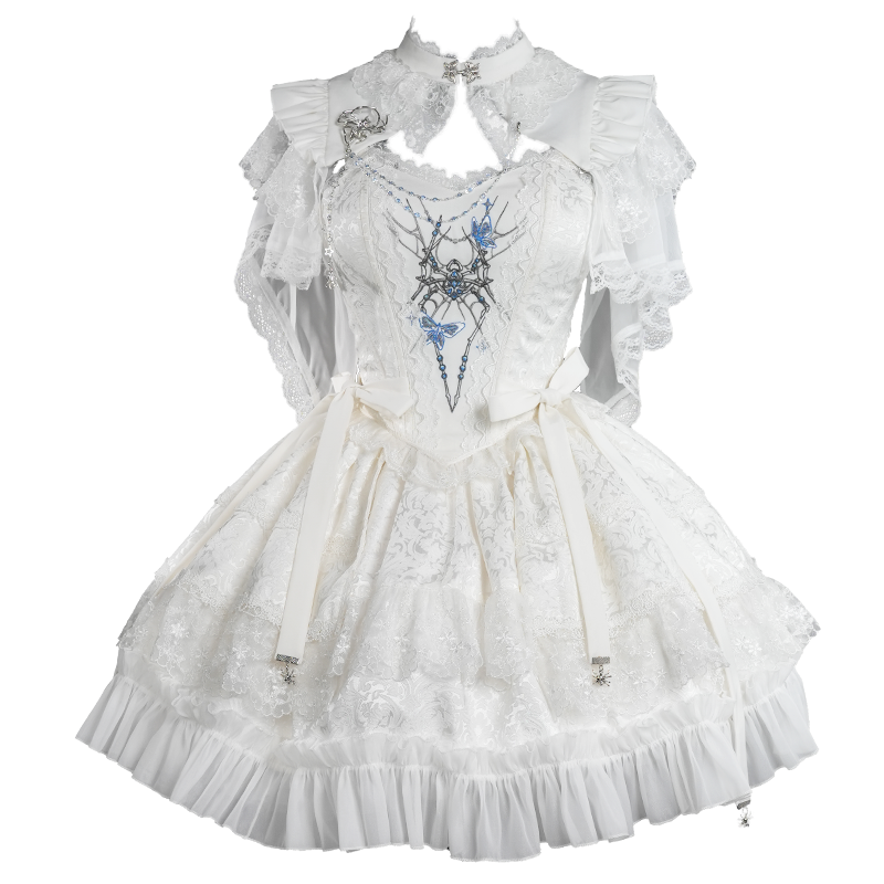 Lolita Punk Spider Dark Style Dress LG1055