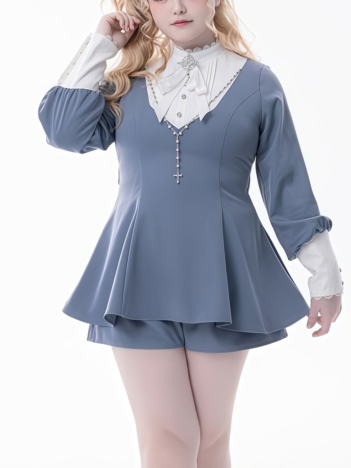 Lolita Harajuku Goth Puff Sleeve Set LR1009