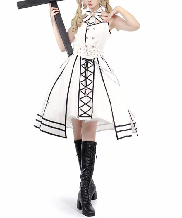 Lolita Cavalier Aesthetic Outfit Set LO1007