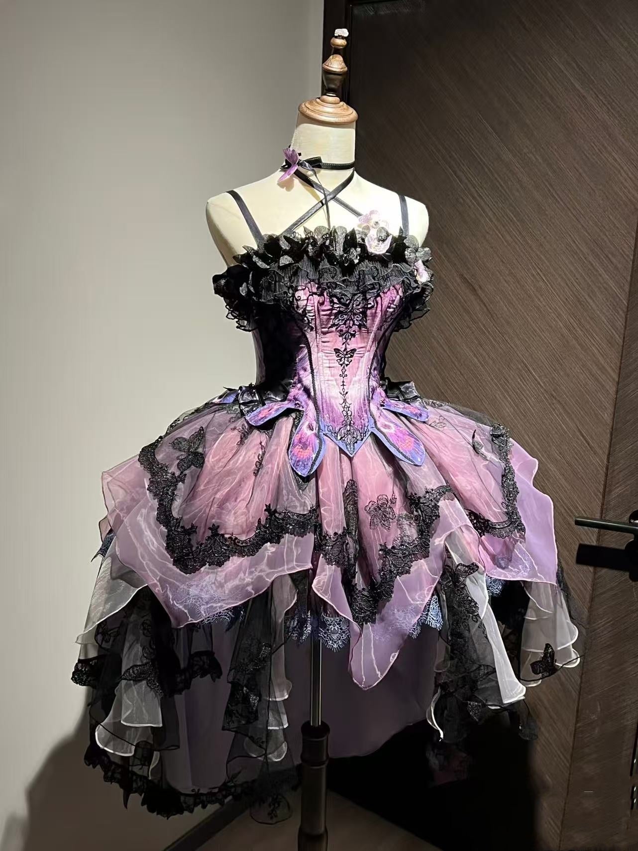 Dead Leaf Butterfly 3.0 Lolita Gothic Top & SK Dress Set