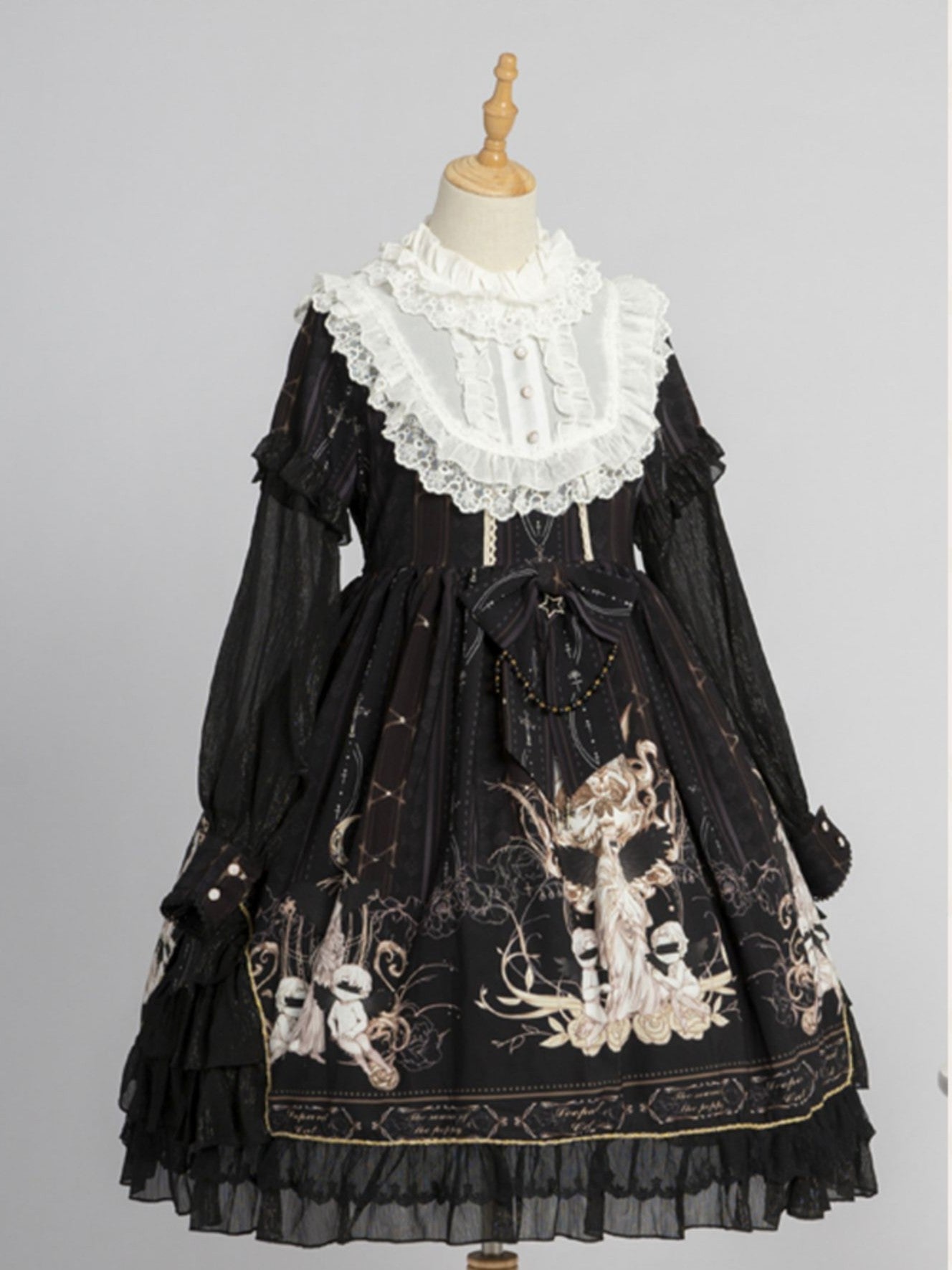 Lolita Elegant Sweet Long Sleeve Dress LS1009
