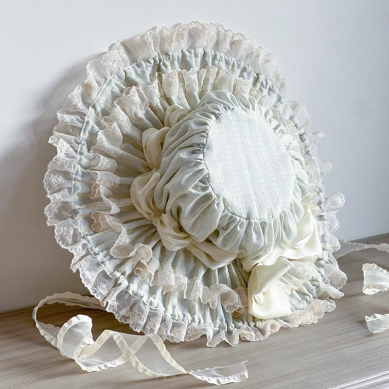 Lolita Classic Vintage Doll Lace Parasol Hat LA1001