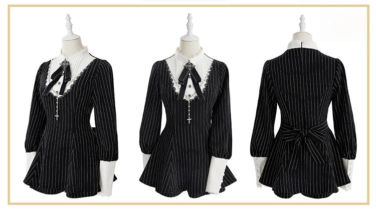 Lolita Harajuku Goth Puff Sleeve Set LR1009