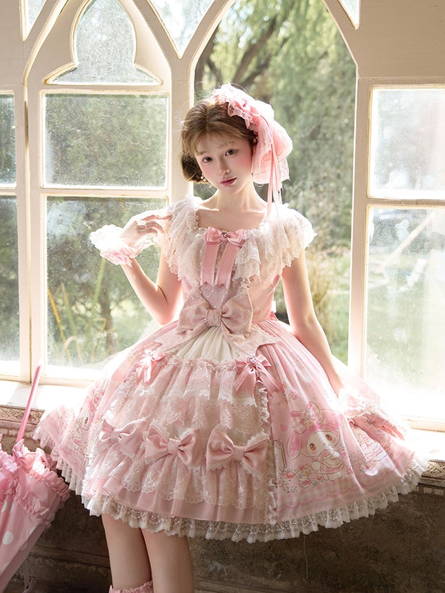 My Melody Collaboration Series Open Front OP Dress