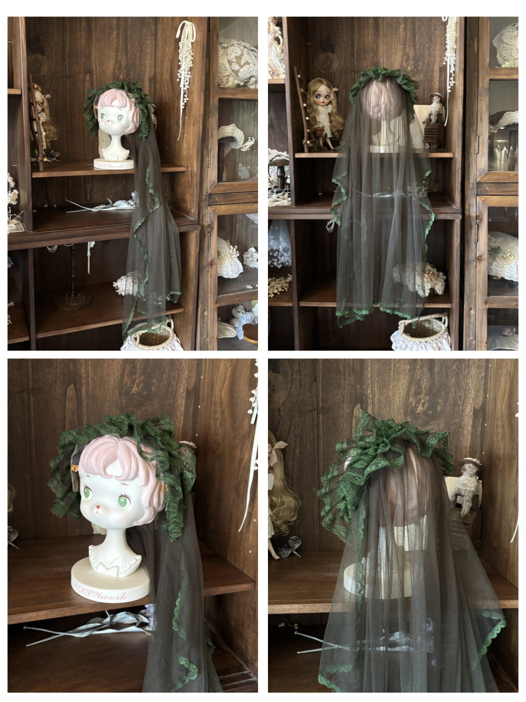 Misty Forest Oil Painting Classic Lolita Low Waist JSK Dress