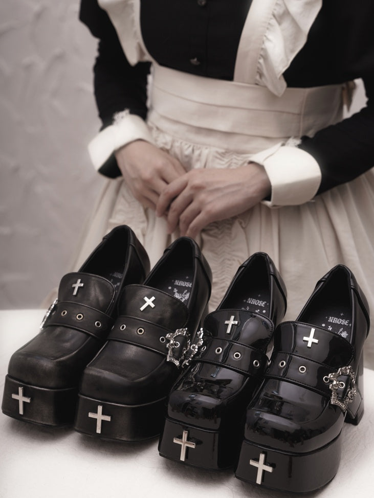 Lolita Gothic Platform Uniform Shoes