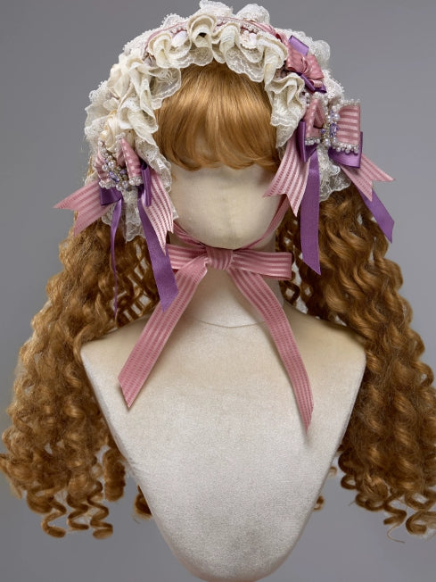 Antique Gem Fragrance Lolita Purple Long Dress Set