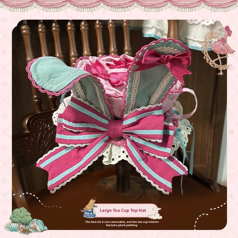 Cat Alice Fantasy Dreamland Lolita JSK Sweet Kawaii Wonderland Print