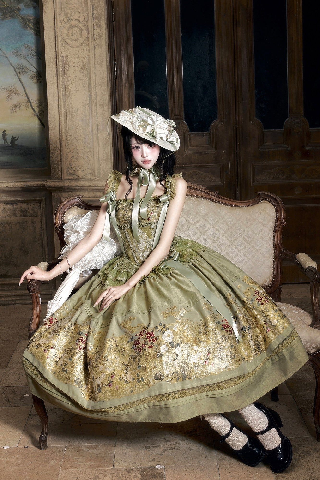 Wizard of Oz Corset & Skirt Two Piece Dress Set