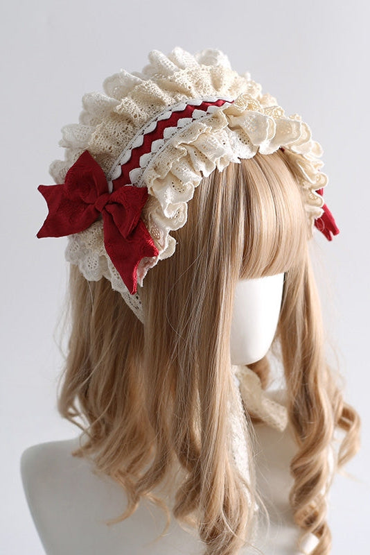 Lolita Classic Sweet Lace Bow Headband