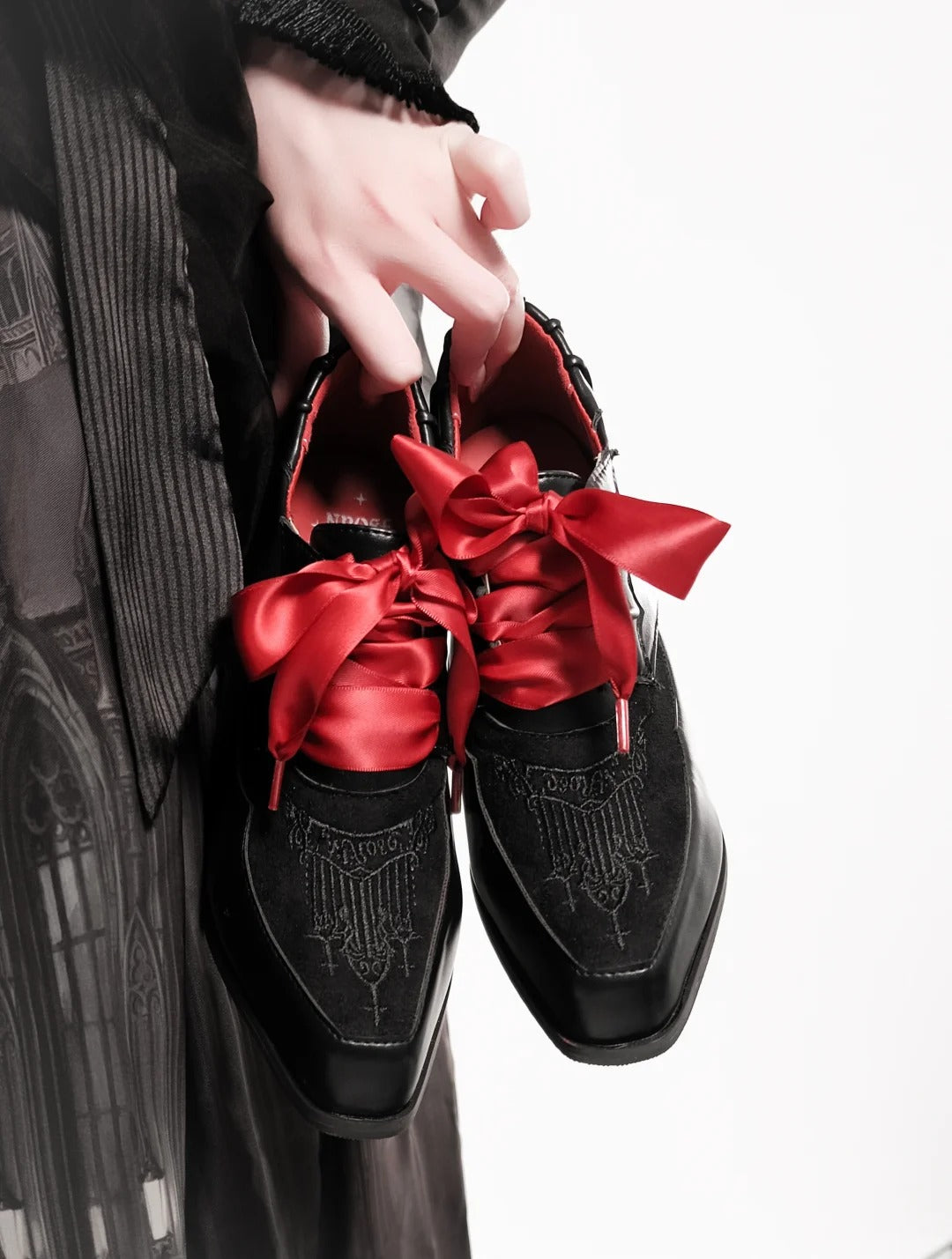 Nocturnal Pilgrimage Gothic Dark Vampire Retro‑Vintage High‑Heeled Shoes