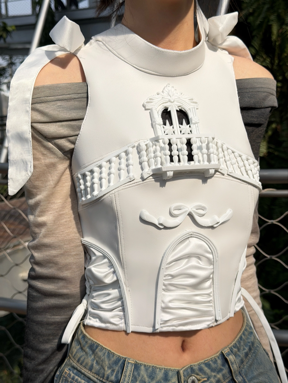 Balcony Corset 3D Printed Original Gothic Design Corset
