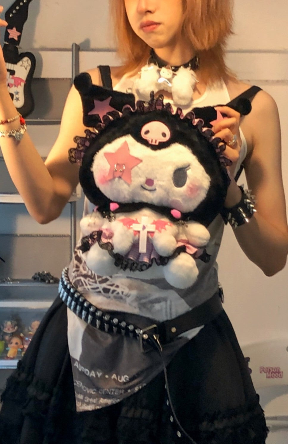 Y2K Sweet Cool Kuromi Backpack LE1008