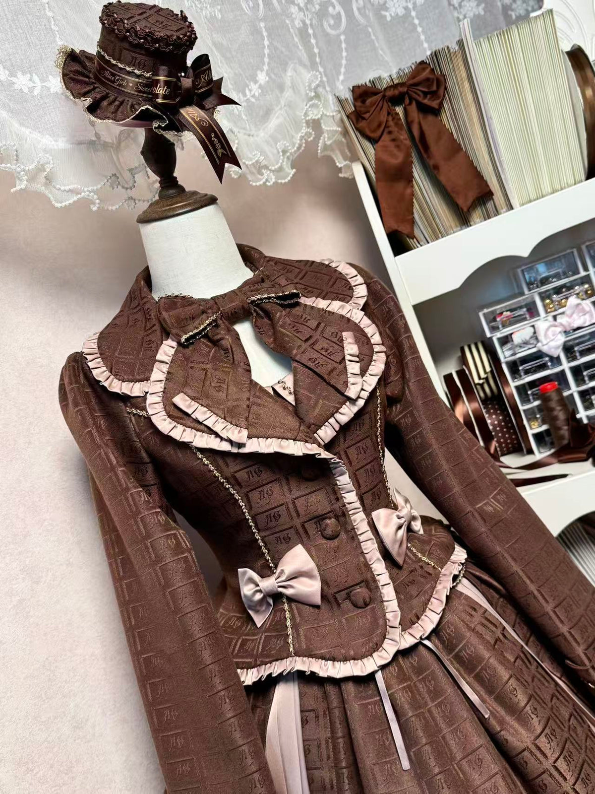 Bear Cocoa JSK Lolita Brown Dress