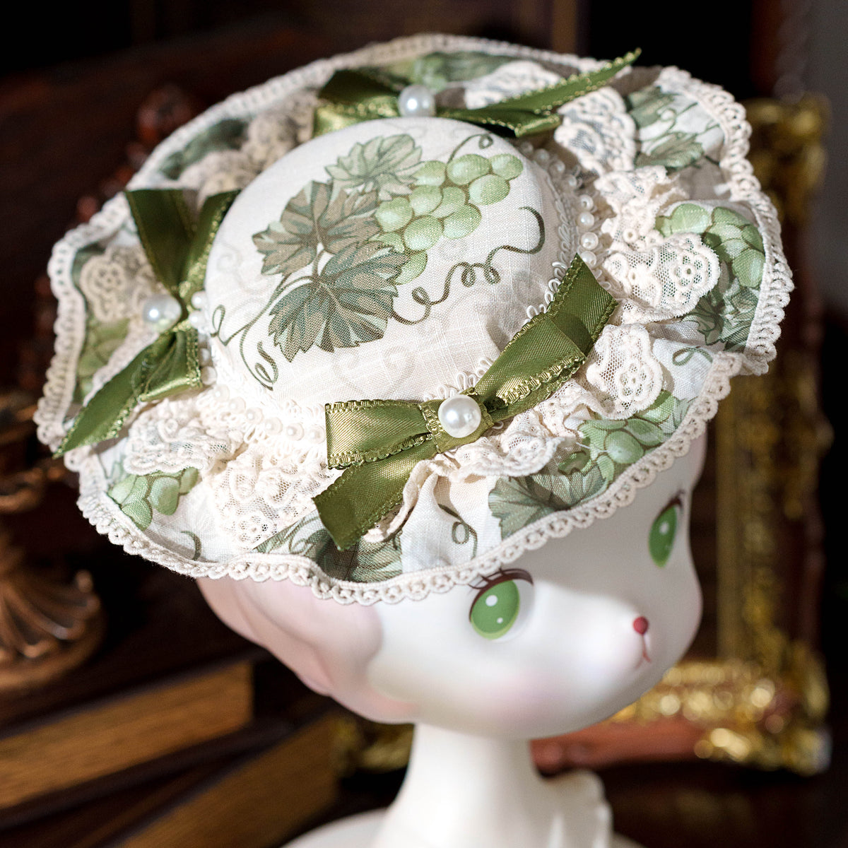 Green Grape Manor Lolita Original Pastoral Style OP Dress
