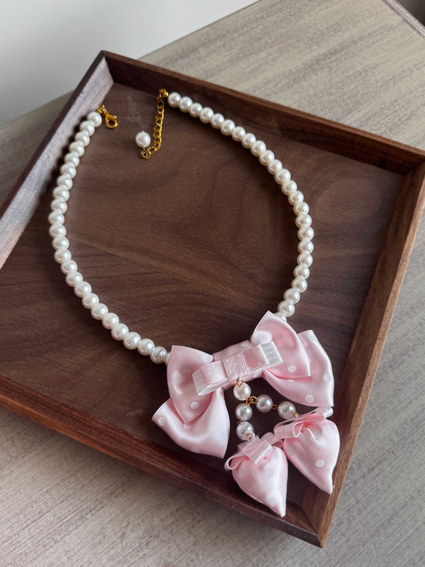 Lolita Kawaii Strawberry Pearl Necklace LA1011