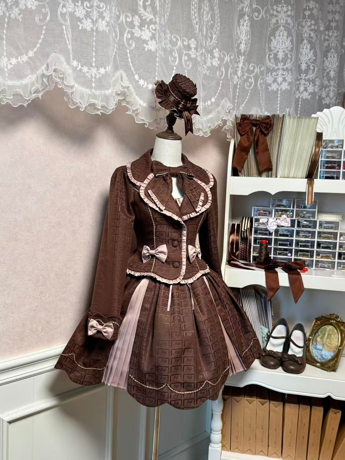 Bear Cocoa JSK Lolita Brown Dress