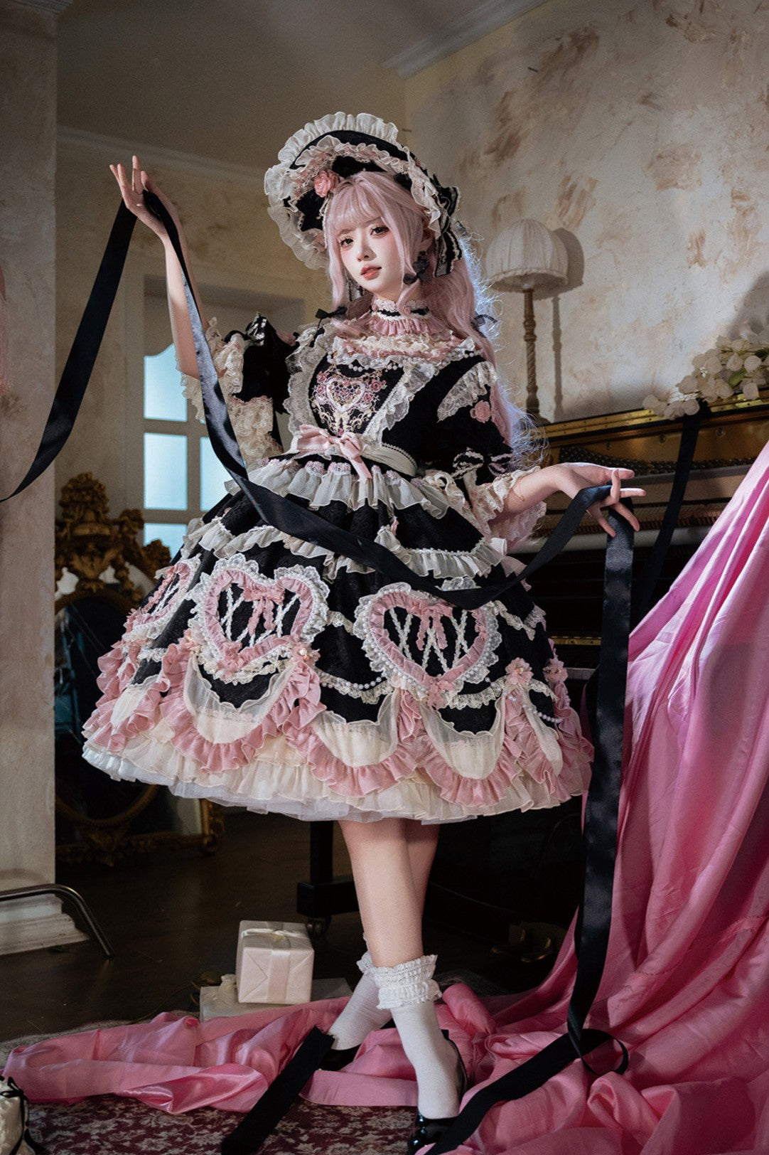 Shadow Waltz Vintage Cake Lolita OP Dress