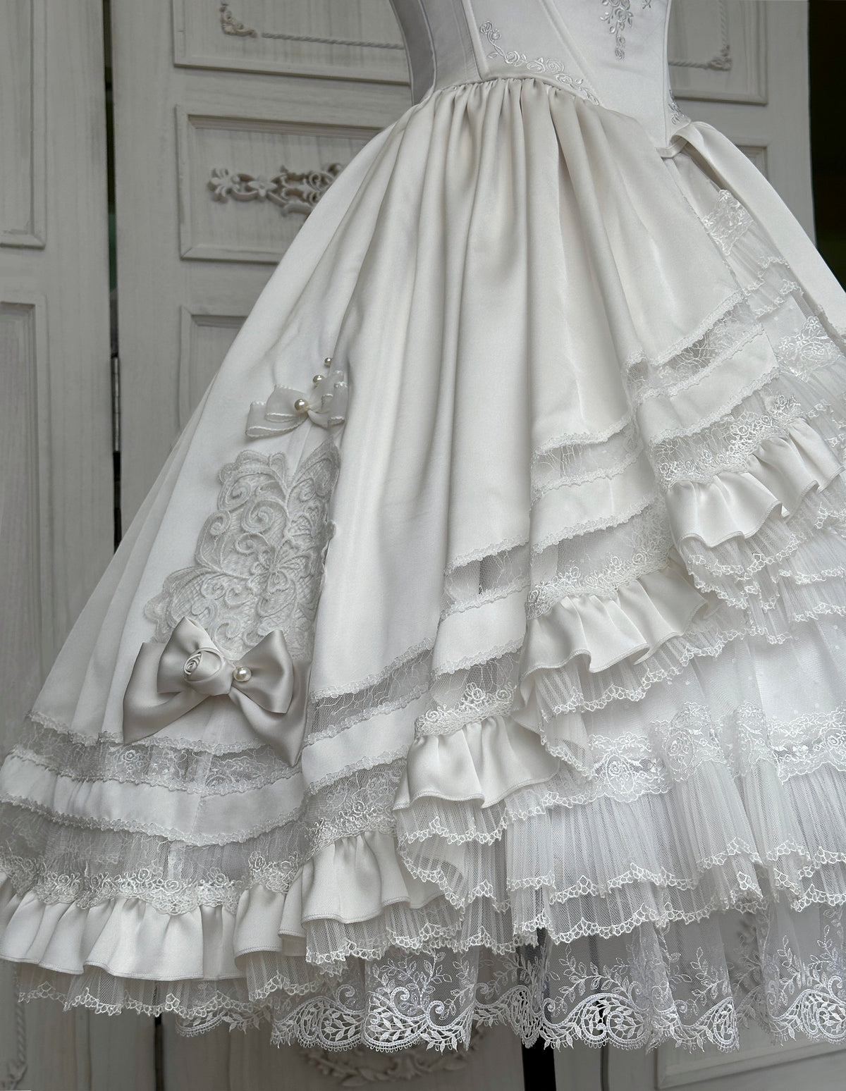 Promise of the Rose Lolita Gorgeous Bridal White JSK Full Set