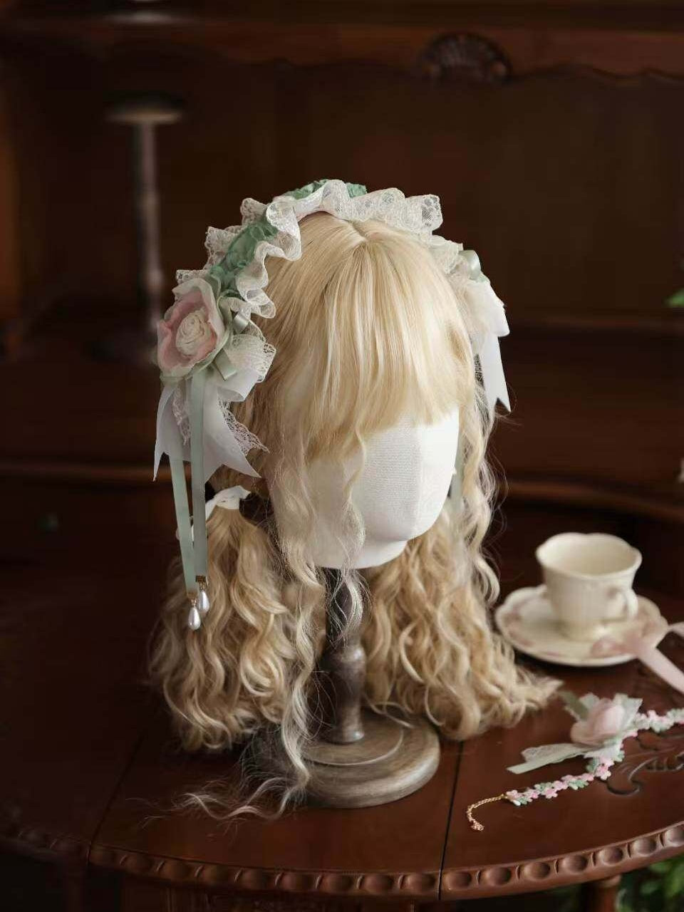 Spring Ivy Vines Lolita Corset & Skirt Set