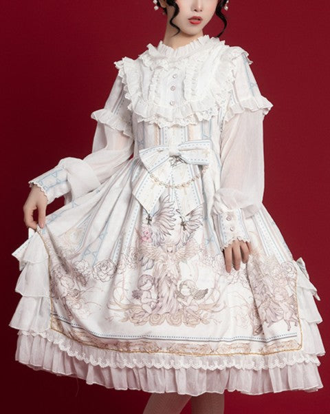 Lolita Elegant Sweet Long Sleeve Dress LS1009