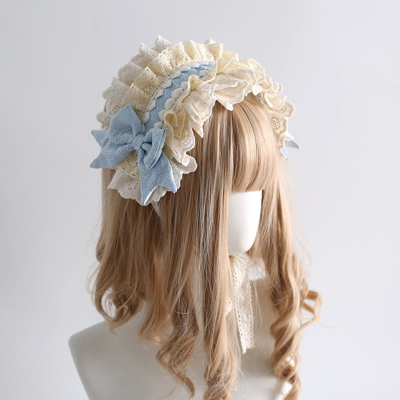 Lolita Classic Sweet Lace Bow Headband