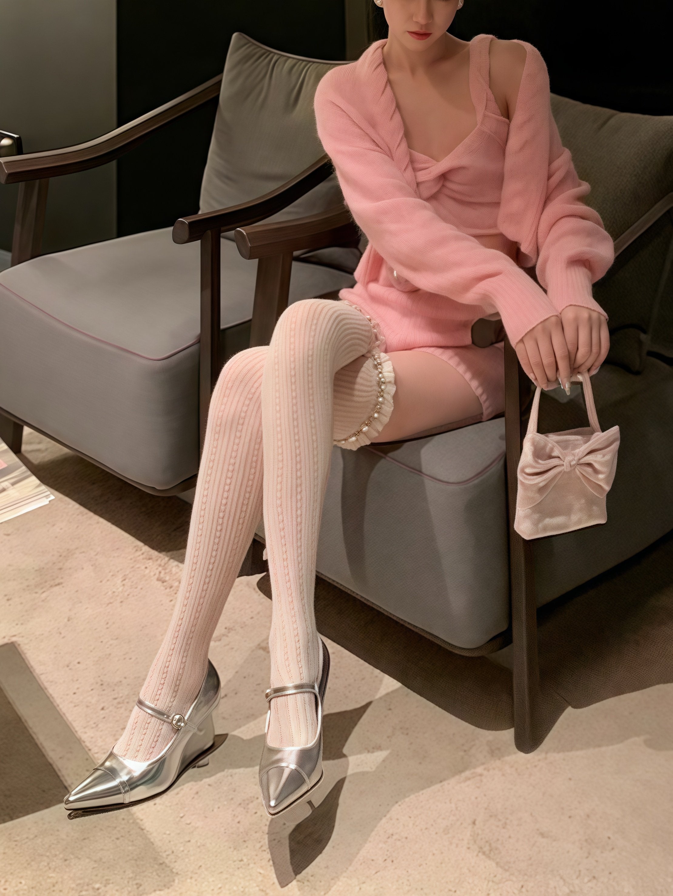 JK Style Sparkle Stockings