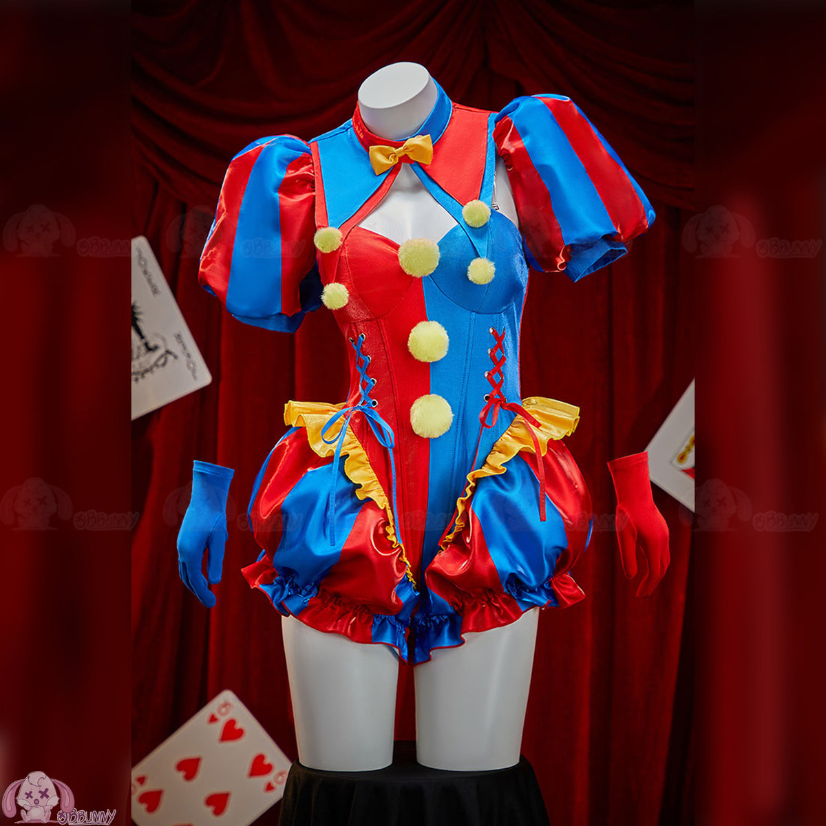 Amazing Digital Circus Pomni Fanart Halloween Clown Cosplay Costume