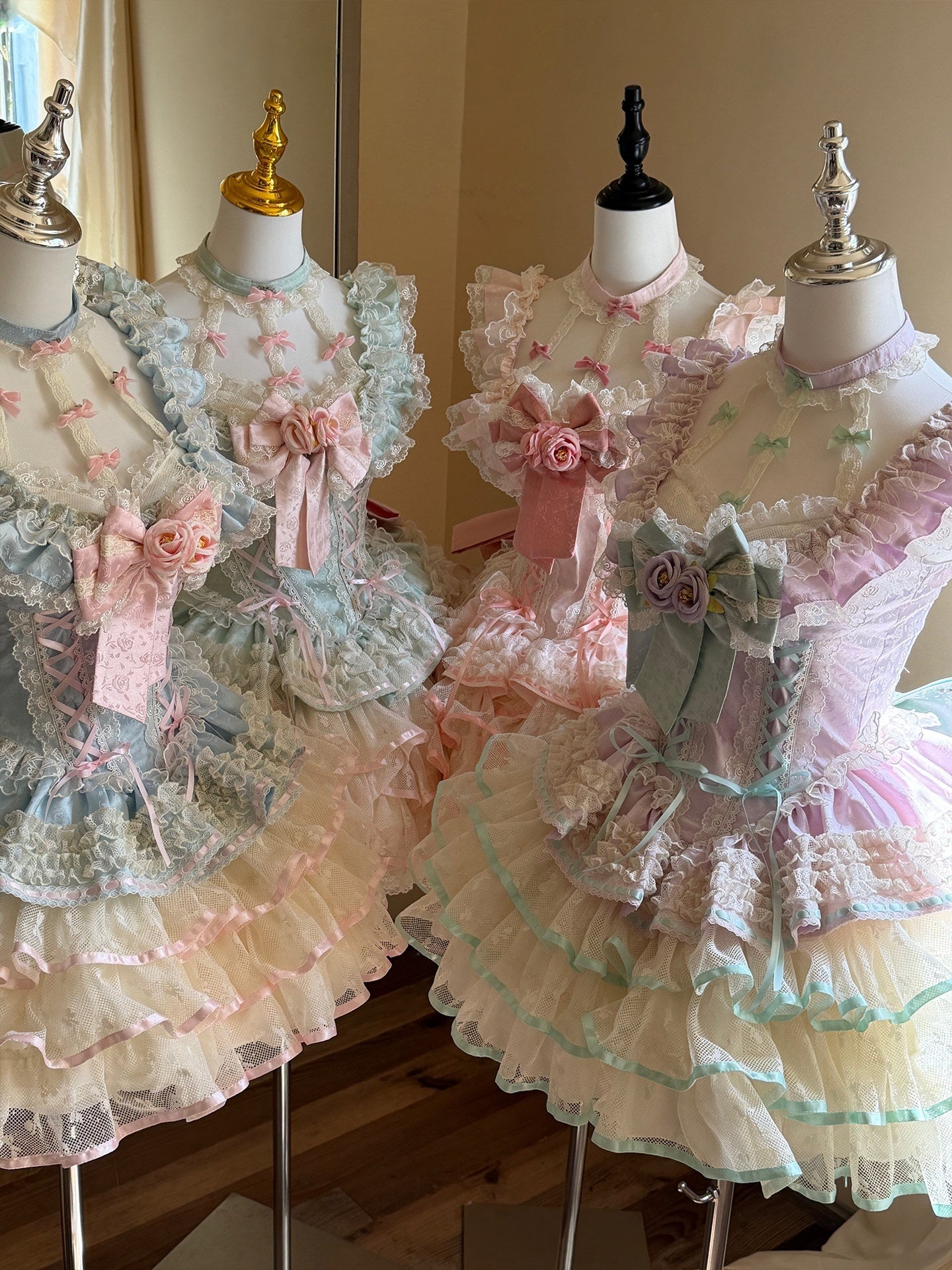 Cupid's Floral Whisper Fairycore Dress