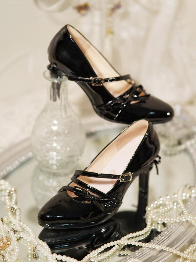 Lolita Elegant Sweet Pointed Toe Heels