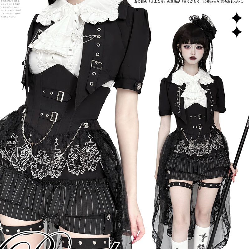 Lolita British Aesthetic Ouji Separate Outfit LO1006